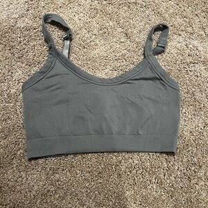 Old Navy Active Seamless Sports Bra - Dark Green